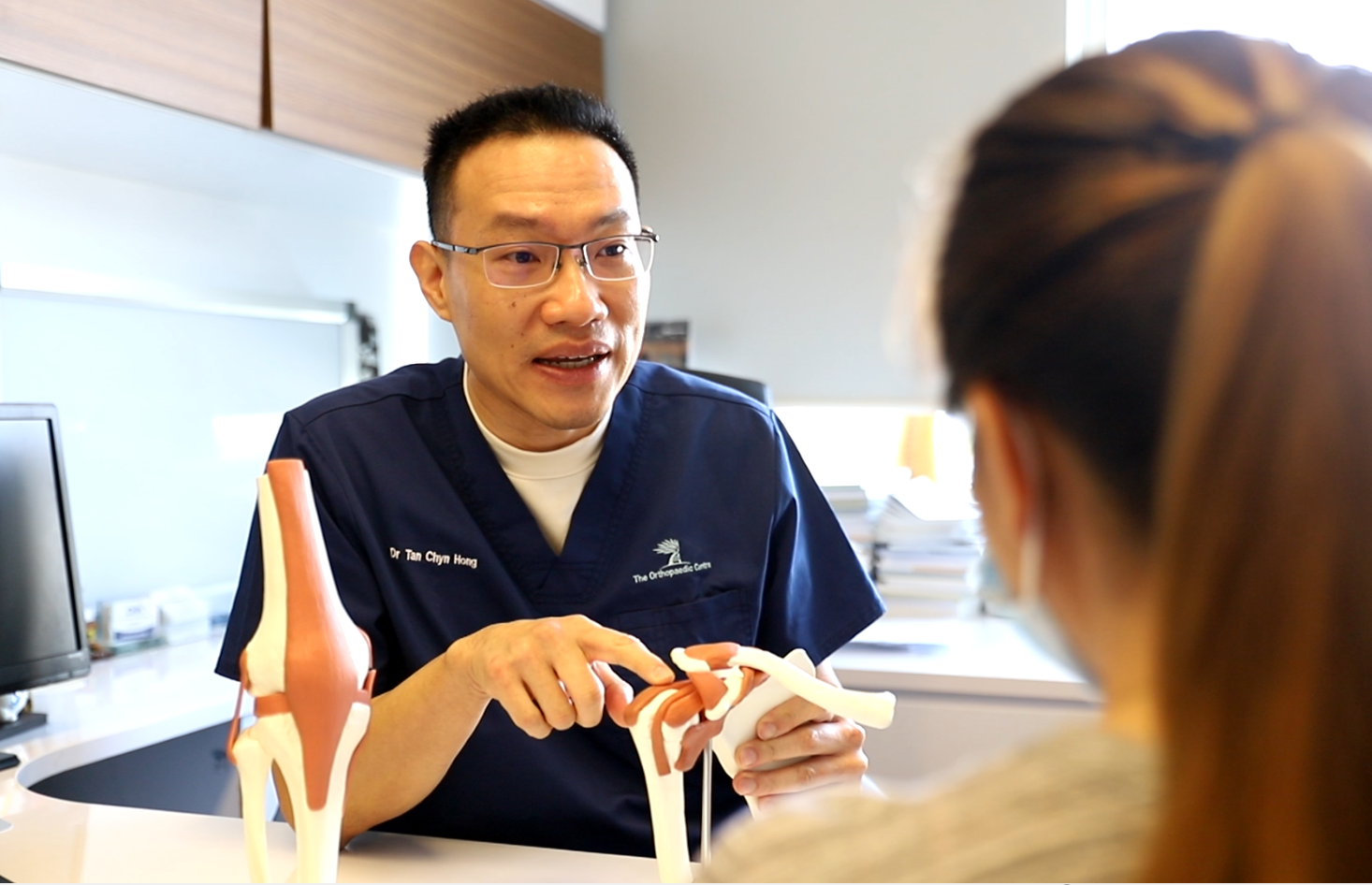 The Orthopaedic Centre specialist in clinic